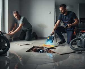 איך לתקן צינור מים שהתפוצץ מתחת לבלטות